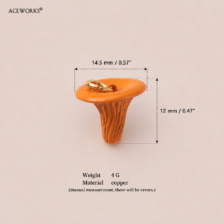 Encanto de chanterelle naranja