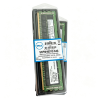 Penjualan Laris Dell 64GB DDR4 2933MHz PC4-23400 2Rx4 ECC RDIMM Memori RAM Server Cocok untuk Server Dell Workstation Penyimpanan.