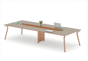 Mơ mộng <span class=keywords><strong>Maple</strong></span> gỗ rắn văn phòng hội nghị cuộc họp Bàn phòng họp phong cách thiết kế tối thiểu hiện đại - Product Image 3