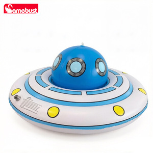 Samebust <b>Inflatable</b> Swimming Ring PVC Round <b>Float</b> Outdoor Water Toy Unisex - Product Image 4