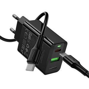 <span class=keywords><strong>Cargador</strong></span> Hoco CS95A Leader PD30W+QC3.0 EU con Cable USB <span class=keywords><strong>C</strong></span> - Product Image 3