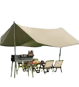 Outdoor Camping Luxury Canopy Tent Full Set Portable Equipment Beach Shade Travel Families Hiking tent
