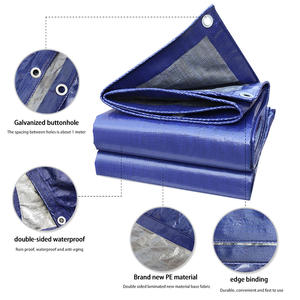 Bâche PE 180GSM Robuste Imperméable pour Tente de Camping, Protection Solaire, Rouleau de Toile Respirante Ignifuge Enduite à Motif - Product Image 3