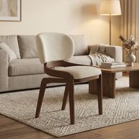 Chaise de salle à manger en bois gris nordique moderne avec revêtement en cuir, design écologique et durable pour la salle à manger à domicile