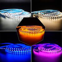 Bande LED 2835 en gros 5V/12V/24V 60/120 LED/m IP20 CE RoHS pour éclairage intérieur résidentiel et paysager