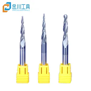 Jinchuan ดอกสว่านคาร์ไบด์แข็ง,ดอกสว่านสำหรับแกะสลักจมูกสำหรับแกะสลัก CNC Router Bits ซีเมนต์คาร์ไบด์3D