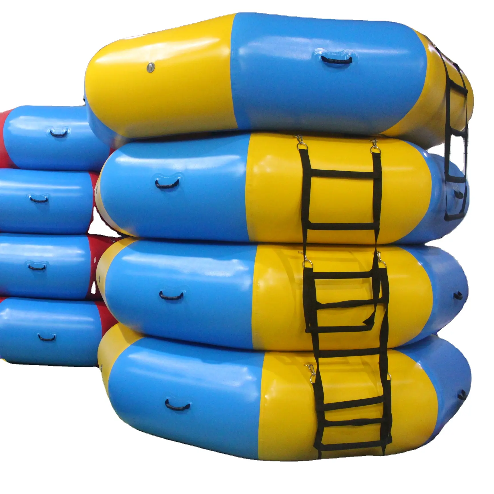 Caminhão inflável de água flutuante, comercial, durável, pular para crianças e adultos