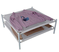 Filets de séchage carrés à empiler, nouveauté, filets de séchage pliables pour gazon, pull