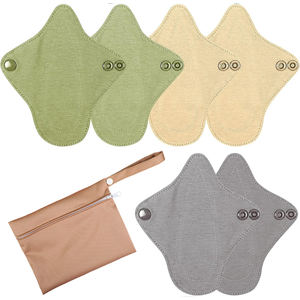 Almohadilla de enfermería posparto, servilleta sanitaria de tela, almohadillas menstruales lavables reutilizables, <span class=keywords><strong>toallas</strong></span> <span class=keywords><strong>sanitarias</strong></span> <span class=keywords><strong>para</strong></span> mujeres, almohadillas - Product Image 2