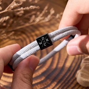 Bracelets personnalisés gravés avec le nom du couple, bracelets en corde tressée milanaise faits à la main, <span class=keywords><strong>bracelet</strong></span> tendance, <span class=keywords><strong>cadeau</strong></span> d'anniversaire - Product Image 6