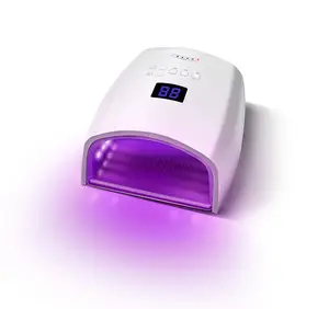 Lampe LED UV professionnelle pour ongles, Rechargeable, sans fil, séchage rapide, sèche-ongles, 48W, W