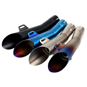 Tubo de Escape para Motocicleta MGOD R6YZF-R6 Fz1n Fz8n Huanglong 300/600 para Kawasaki Ninja GP, Negro, Azul, Titanio - Product Image 1
