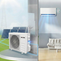 Climatiseur solaire R32 puissant et flexible à conception séparée, 12000 BTU, à onduleur, économe en énergie, contrôlé par application