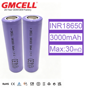 แบตเตอรี่ลิเธียมไอออน 18650 3000mAh 3500mAh แบบ Deep Cycle กำลังสูง สำหรับชุดแบตเตอรี่สกู๊ตเตอร์ ขายส่ง - Product Image 1