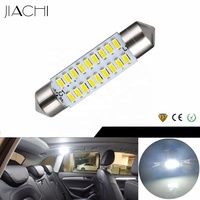 JIACHI Fournisseur d'usine Lumière intérieure automobile C5W LED 18SMD 3014 C5W 42mm Plafonnier de voiture Lampe de lecture Ampoule Festoon