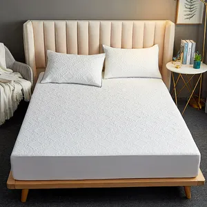Couvre-lit épais imperméable protège-matelas uniforme d'été et drap plat drap de toutes tailles drap de lit rond
