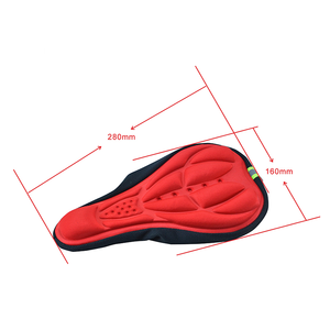 Funda <span class=keywords><strong>de</strong></span> silicona líquida <span class=keywords><strong>para</strong></span> asiento <span class=keywords><strong>de</strong></span> bicicleta, 172g, 280x160mm, cubierta <span class=keywords><strong>de</strong></span> Gel negro, rojo, azul y amarillo - Product Image 4