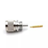 Conector de soldadura RF coaxial de enchufe macho tipo N de alta calidad para herramientas de ensamblaje de cables 141RG402