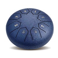Tambour à langue en acier inoxydable personnalisé de 6 pouces, tambour de pluie, 8 tons, couleurs riches, qualité supérieure, style populaire pour les amateurs de musique