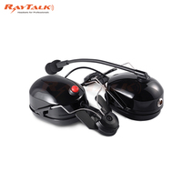 Accessoires de casque d'écoute en matériau PC avec logo personnalisé Manchon de sécurité au travail Casque antibruit Casque à microphone flexible Oreilles