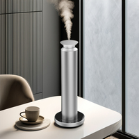Diffuseur d'arôme portable sans eau Dermey avec contrôle Bluetooth Diffuseur d'air envoyé aux huiles essentielles de bureau à faible bruit