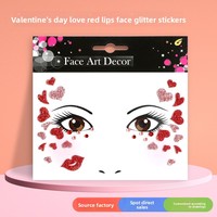 Autocollants pour le visage à paillettes, autocollants décoratifs pour le visage autocollants pour Halloween, carnaval, festival et maquillage de fête