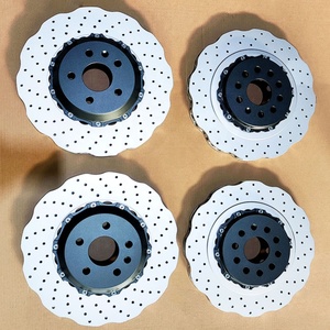 Hsingyik 2 pièces disques de freins à rotor pour Audi <span class=keywords><strong>A6</strong></span> A7 C7 C8 S6 Rs6 avant 400Mm arrière 356Mm 2012 <span class=keywords><strong>2015</strong></span> 2016 2018 - Product Image 4