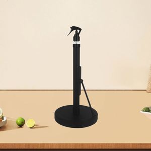 Modern <b>Kitchen</b> 2 1 Stainless Steel Non-Slip Silver/Black Freestanding <b>Paper</b> Towel Dispenser Holder Spray Bottle for Countertop - Product Image 3