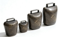 Individuelles Logo Vintage für Mini-Geräuschmacher Große Kuhglocken Hochwertig Wasserdicht Leicht Langlebig Modisches Metall