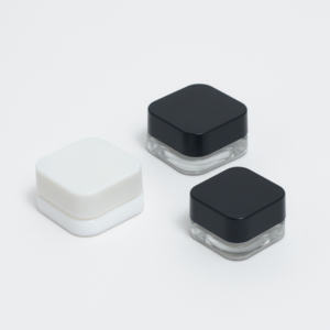 Cannacoast-Tarro de vidrio concentrado resistente a los niños, contenedor vacío con tapa de plástico para crema de ojos de cuidado de la piel de hierbas y flores - Product Image 1