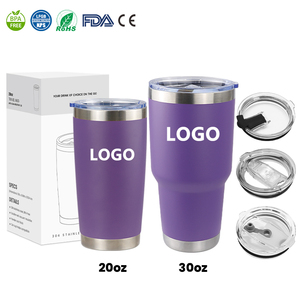 Yeties Offre Spéciale : Gobelet Isotherme Standard 20 oz à Double Paroi, Tasse à Café Isotherme pour Voiture, Gobelet Isotherme Sous Vide 30 oz, Mug à Café de Noël avec Couvercle - Product Image 1