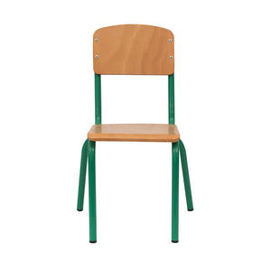 أثاث المدرسة الابتدائية كرسي مريح كرسي خشبي فردي مع طالب - Product Image 3