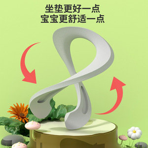 Siège de toilette pour enfants de 3 à 6 ans, design grenouille, en PP, avec poignée et couvercle - Product Image 2
