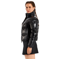 Veste en duvet d'hiver pour femmes, coupe-vent, coupe-vent, mince, à capuche, manteaux pour femmes