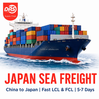 Transitaire professionnel Fret maritime Chine-Japon DDP Porte-à-porte LCL+Express Transport maritime Assuré DPS Transporteur Douane