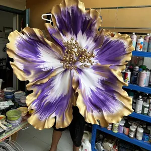 H-053 Luxury Flower Designer type giant eva foam waterproof flower for wedding event party window visual merchandising decor