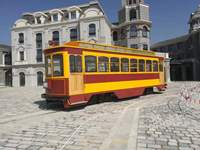 Vagón de Tranvía Vintage para Turismo y Recorridos Turísticos |   Tramvay de Estilo Antiguo para Zonas Turísticas