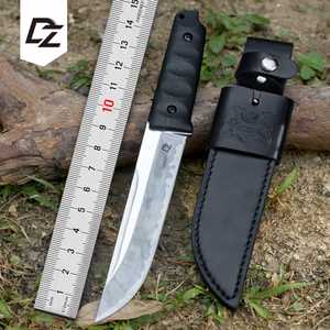 Couteau à lame fixe KIRISHIMA pour la survie en plein air, le camping et la chasse - Acier inoxydable avec manche G10, personnalisable OEM - Product Image 2