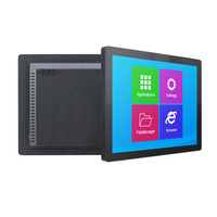 Moniteur tactile mural/encastrable, rapport 4:3, FHD, 15 pouces, 17 pouces, 19 pouces, écran tactile PC avec WIFI RS232 pour kiosque