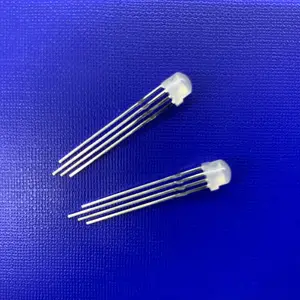 5V Strawhat Shape WS1261 / WS2812 / WS2815 / WS2818 точечный контроль адресуемый 30deg 5 мм RGB светодиод для цифрового переключателя