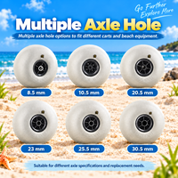 Roue de plage gonflable Ary Medical en PVC de 16 pouces, pneu large basse pression, capacité 80 kg, moyeu renforcé, transport extérieur 1