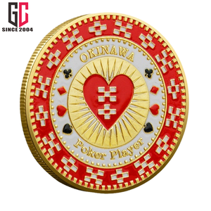 เหรียญเคลือบโลหะแบบสั่งทำเหรียญเหรียญเหรียญนำโชคเหรียญเหรียญลาสเวกัสทองโชคดีแบบกดของขวัญสะสม - Product Image 5