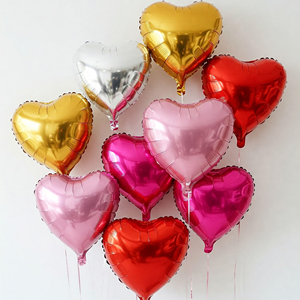 18 Inch Valentine's Day Heart Shaped I Love You Helium Foil <b>Balloons</b> Inflatable Mylar <b>Balloons</b> for Party Wedding Anniversary - Product Image 4