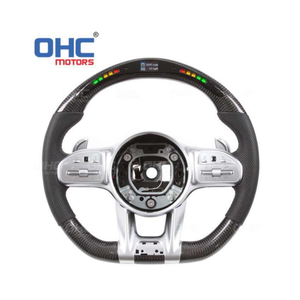 Volante inteligente LED de fibra de carbono para <span class=keywords><strong>Mercedes</strong></span> <span class=keywords><strong>Benz</strong></span> <span class=keywords><strong>Amg</strong></span> W205 W204 W211 montaje de volante Ohc - Product Image 1