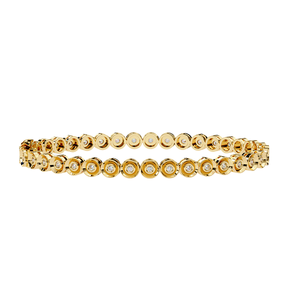 Bracelets en or tendance pour femmes, design élégant et simple, finition brillante, bijoux à porter au quotidien - Product Image 2