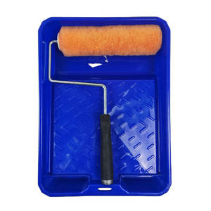 Pms 9-इंच माइक्रोफाइबर ड्रम ब्रश सेट पतला ट्रे अनुकूलन रोलर ब्रश मैनुअल टूल फैक्टरी मांग - Product Image 6