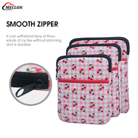 Housse de protection portable pour Kindle de haute qualité, étui pour ordinateur portable en néoprène, impression par sublimation personnalisée, housse de livre durable et imperméable avec fermeture éclair
