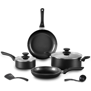 7 Piece Cooking Pots Glass Lids Bakelite Handles Dishwasher Oven Safe for Gas <b>Induction</b> Stoves Ceramic <b>Cookware</b> <b>Set</b> - Product Image 1
