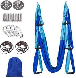 Offre Spéciale Meilleur Qualité <span class=keywords><strong>Yoga</strong></span> Flying Swing <span class=keywords><strong>De</strong></span> <span class=keywords><strong>Yoga</strong></span> Ensemble <span class=keywords><strong>De</strong></span> <span class=keywords><strong>Yoga</strong></span> <span class=keywords><strong>Hamac</strong></span> Sling Inversion Outil Pour Gym Fitness À Domicile - Product Image 1