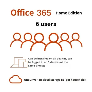 <span class=keywords><strong>Clé</strong></span> authentique <span class=keywords><strong>Office</strong></span> <span class=keywords><strong>365</strong></span> Home Edition, édition personnelle, <span class=keywords><strong>activation</strong></span> permanente 2021 pour la Chine - Product Image 2